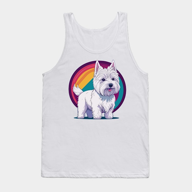 West Highland Terrier Portrait Tank Top by SpriteGuy95